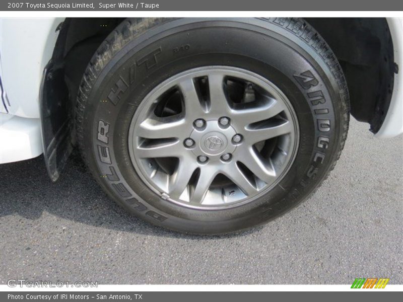 Super White / Taupe 2007 Toyota Sequoia Limited