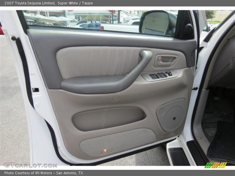Super White / Taupe 2007 Toyota Sequoia Limited