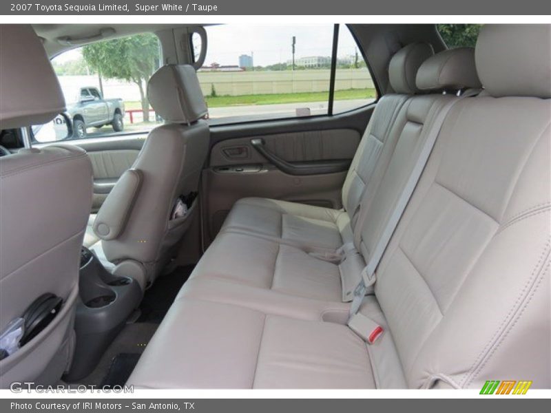 Super White / Taupe 2007 Toyota Sequoia Limited