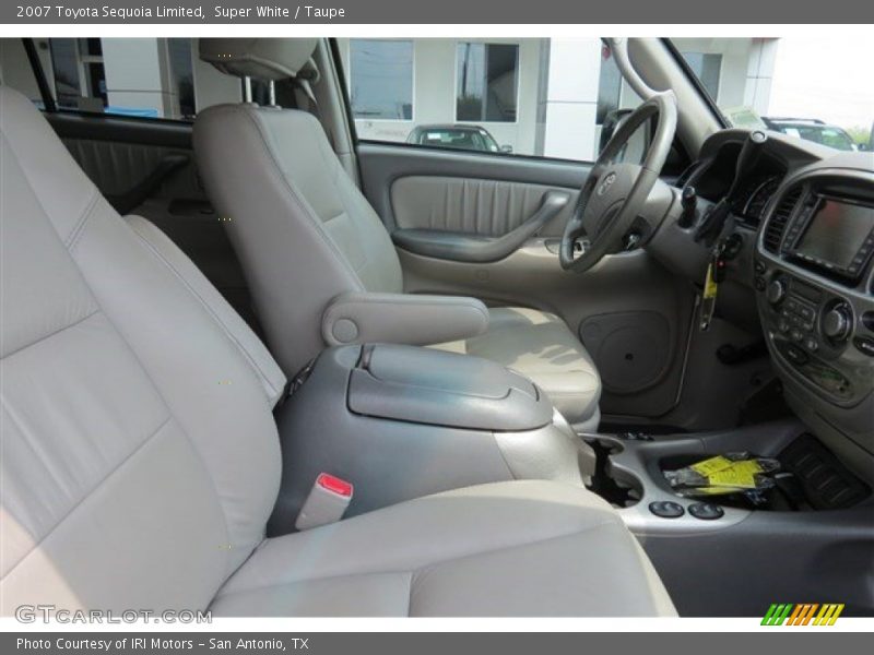 Super White / Taupe 2007 Toyota Sequoia Limited
