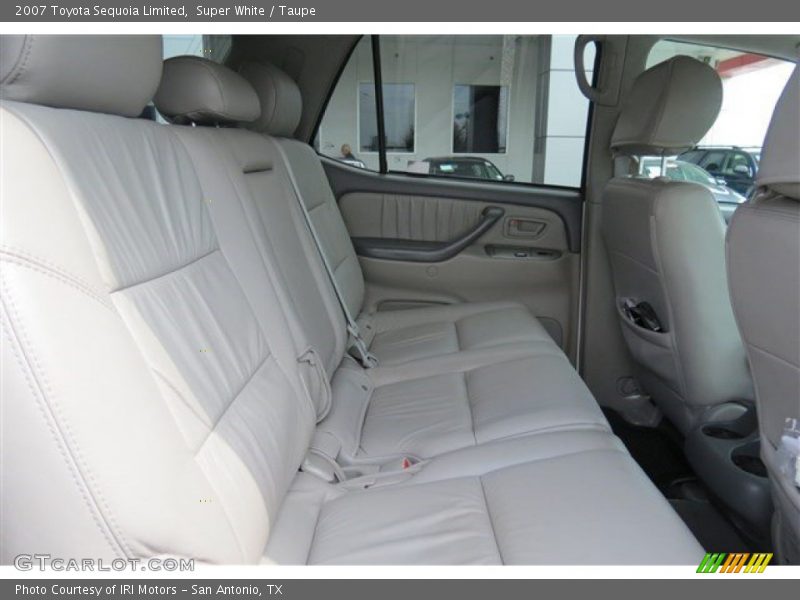 Super White / Taupe 2007 Toyota Sequoia Limited