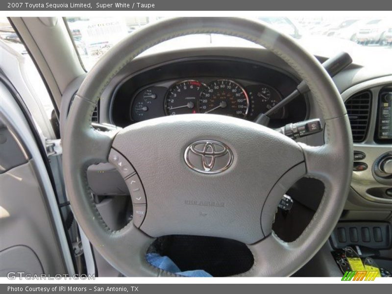 Super White / Taupe 2007 Toyota Sequoia Limited