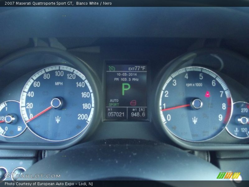 Bianco White / Nero 2007 Maserati Quattroporte Sport GT