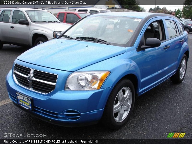 Surf Blue Pearl / Dark Slate Gray 2008 Dodge Caliber SXT
