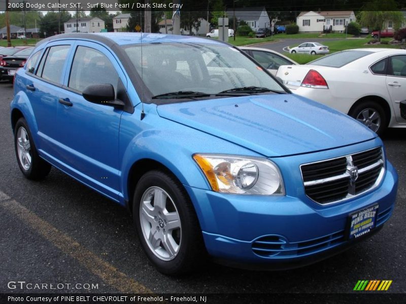 Surf Blue Pearl / Dark Slate Gray 2008 Dodge Caliber SXT