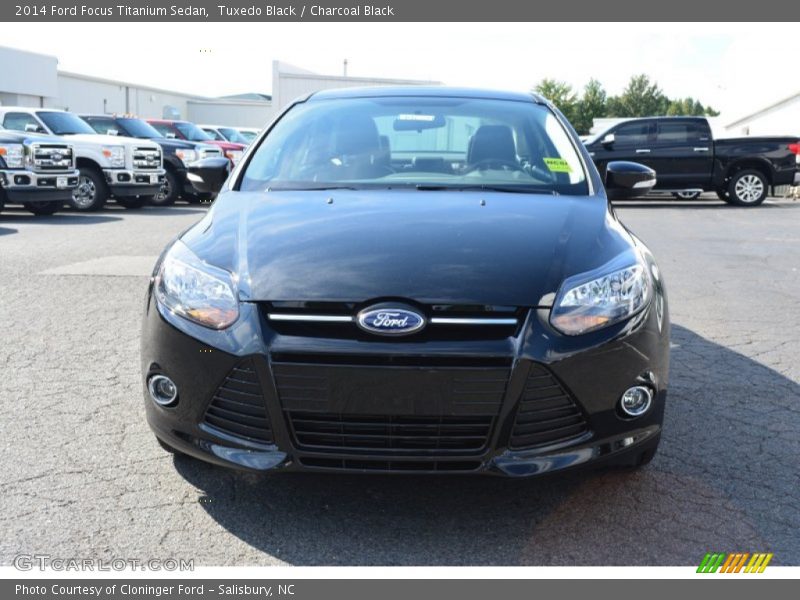 Tuxedo Black / Charcoal Black 2014 Ford Focus Titanium Sedan