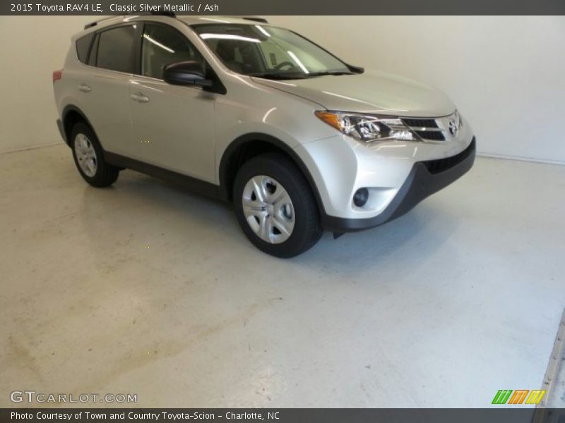 Classic Silver Metallic / Ash 2015 Toyota RAV4 LE