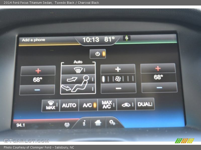 Tuxedo Black / Charcoal Black 2014 Ford Focus Titanium Sedan