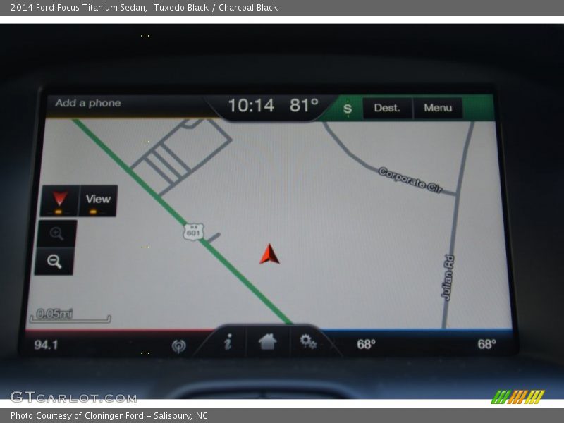 Tuxedo Black / Charcoal Black 2014 Ford Focus Titanium Sedan