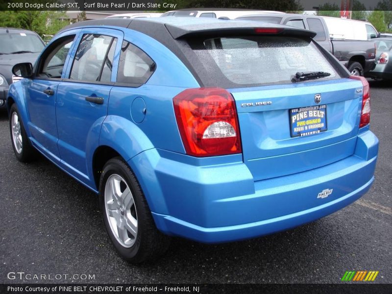 Surf Blue Pearl / Dark Slate Gray 2008 Dodge Caliber SXT