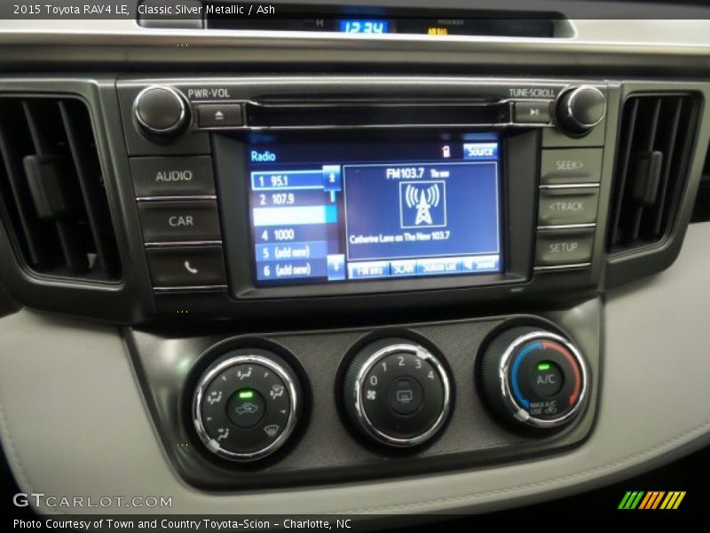 Classic Silver Metallic / Ash 2015 Toyota RAV4 LE