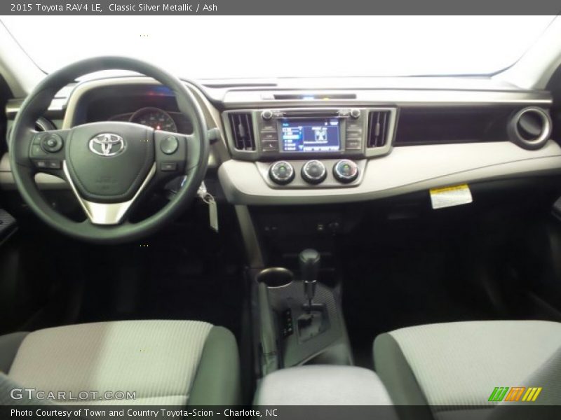 Classic Silver Metallic / Ash 2015 Toyota RAV4 LE