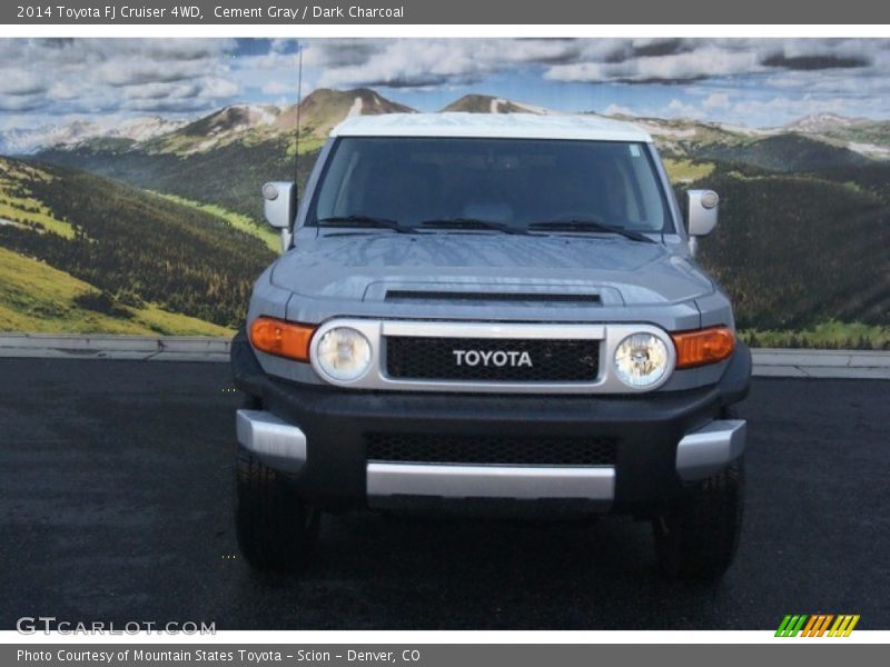Cement Gray / Dark Charcoal 2014 Toyota FJ Cruiser 4WD