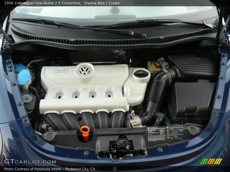 Shadow Blue / Cream 2006 Volkswagen New Beetle 2.5 Convertible