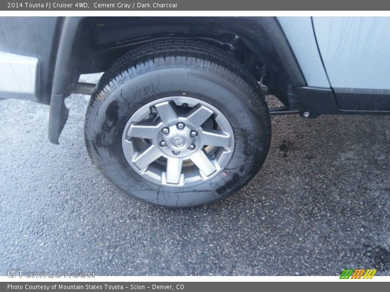 Cement Gray / Dark Charcoal 2014 Toyota FJ Cruiser 4WD
