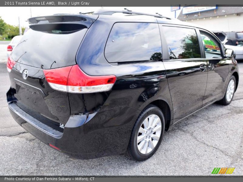 Black / Light Gray 2011 Toyota Sienna LE AWD