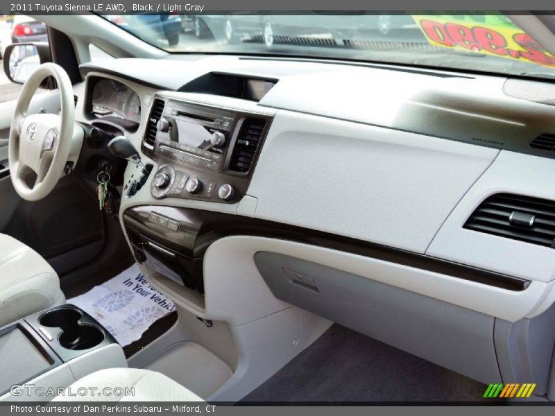 Black / Light Gray 2011 Toyota Sienna LE AWD
