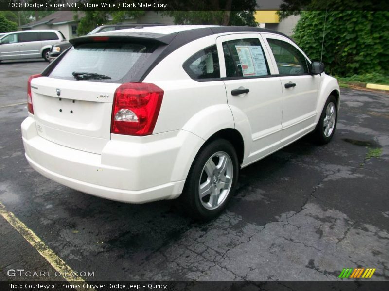 Stone White / Dark Slate Gray 2008 Dodge Caliber SXT