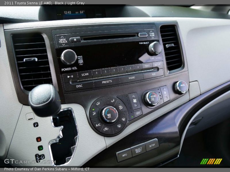 Black / Light Gray 2011 Toyota Sienna LE AWD