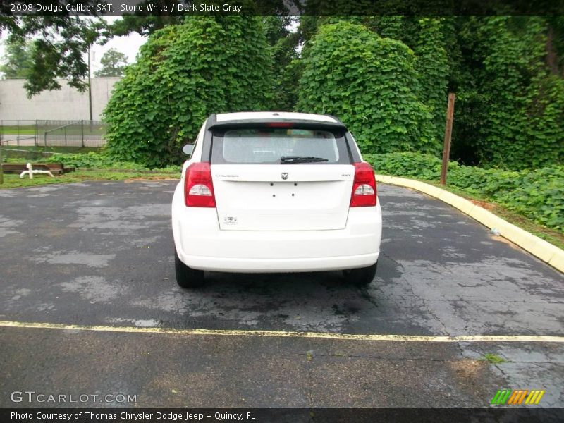 Stone White / Dark Slate Gray 2008 Dodge Caliber SXT