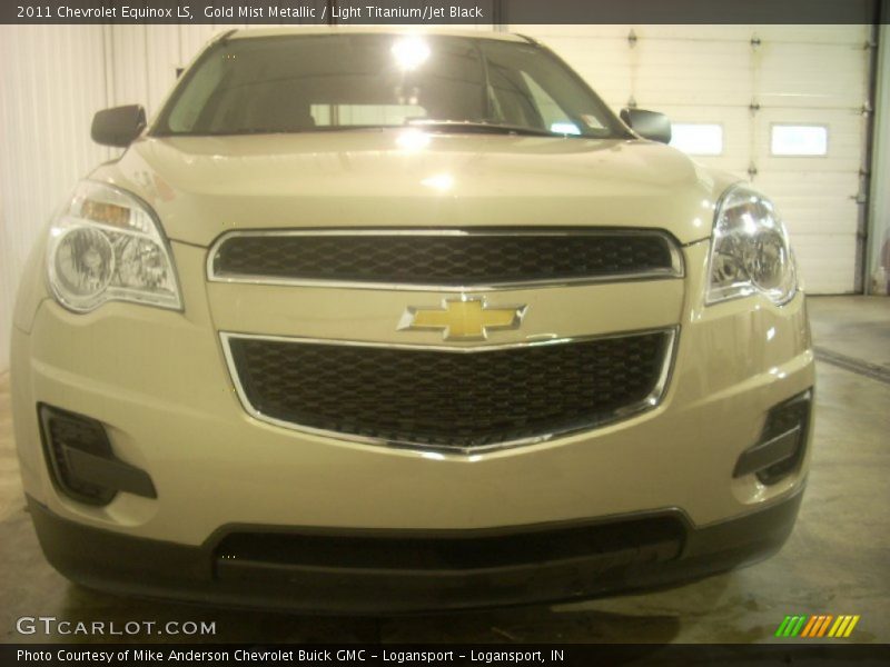 Gold Mist Metallic / Light Titanium/Jet Black 2011 Chevrolet Equinox LS