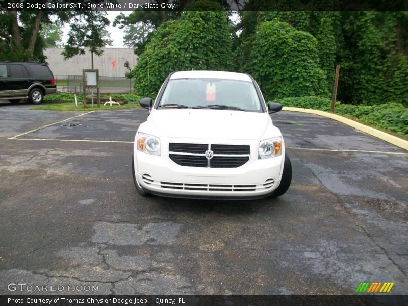 Stone White / Dark Slate Gray 2008 Dodge Caliber SXT