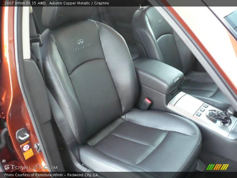 Autumn Copper Metallic / Graphite 2007 Infiniti FX 35 AWD