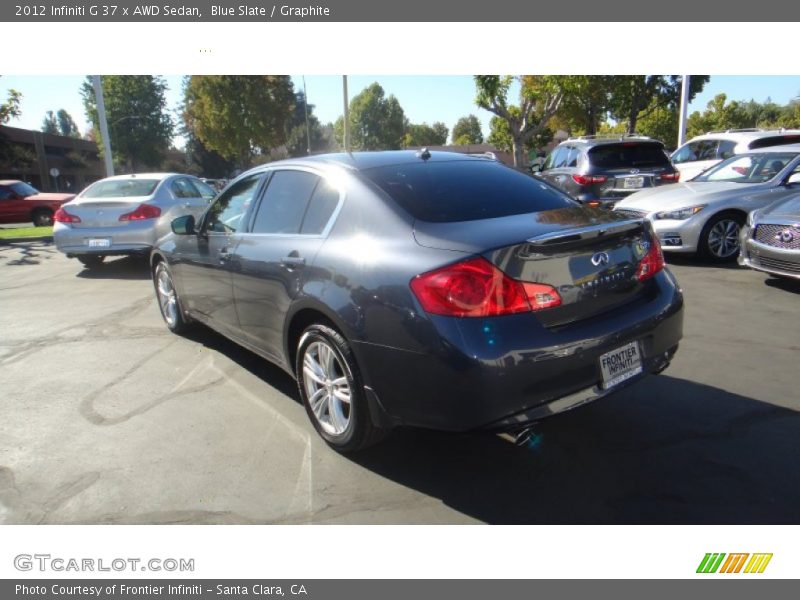 Blue Slate / Graphite 2012 Infiniti G 37 x AWD Sedan