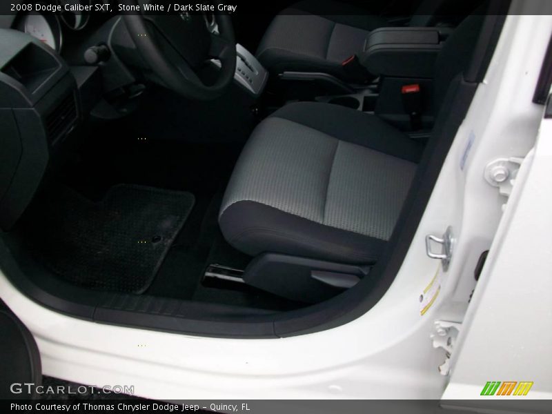 Stone White / Dark Slate Gray 2008 Dodge Caliber SXT