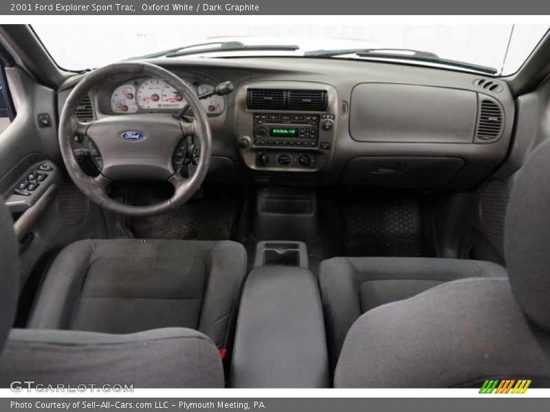 Oxford White / Dark Graphite 2001 Ford Explorer Sport Trac