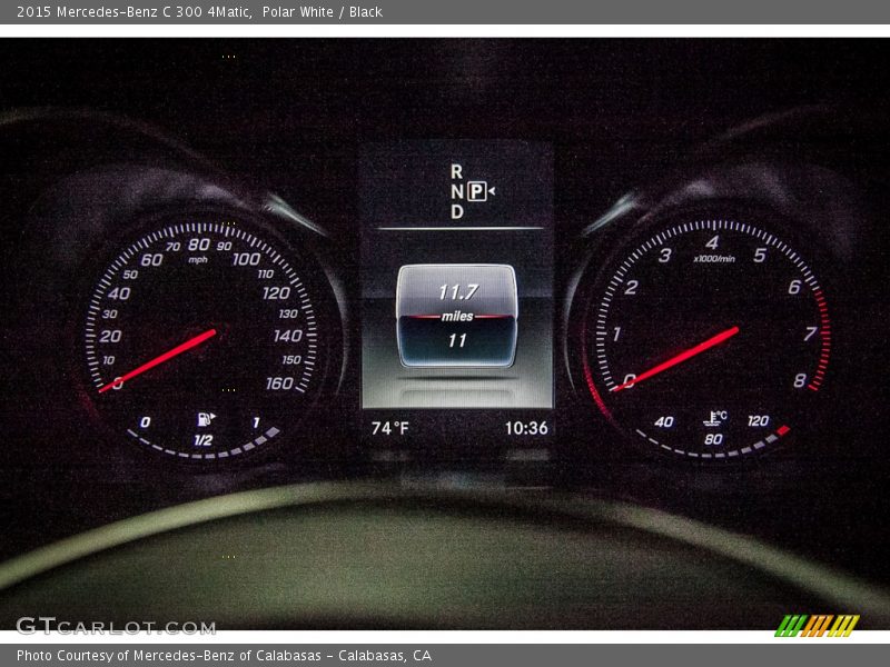 Polar White / Black 2015 Mercedes-Benz C 300 4Matic