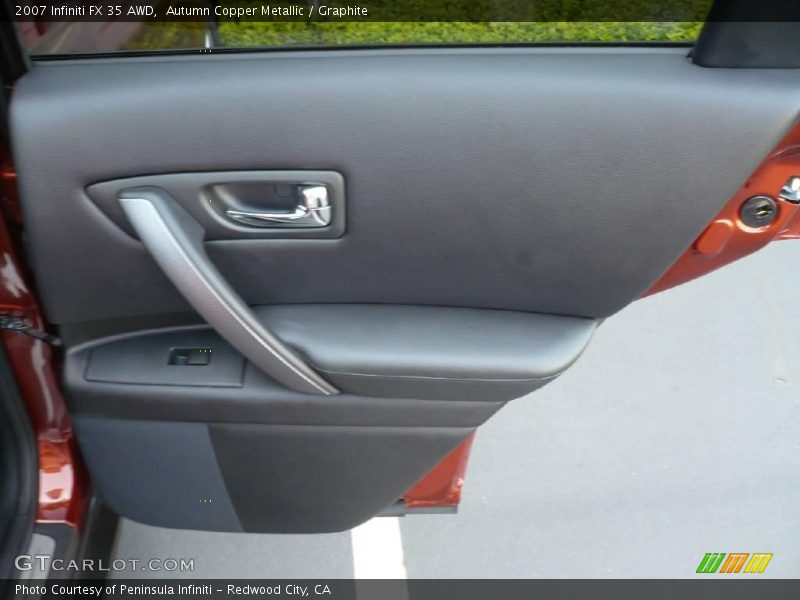 Autumn Copper Metallic / Graphite 2007 Infiniti FX 35 AWD