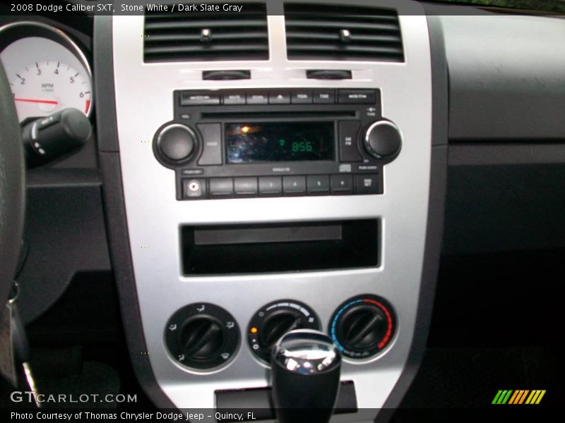 Stone White / Dark Slate Gray 2008 Dodge Caliber SXT