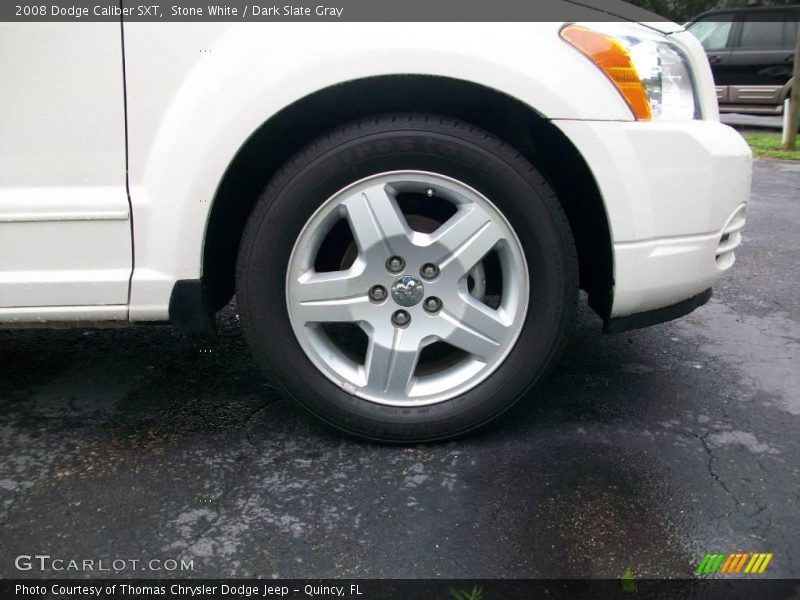 Stone White / Dark Slate Gray 2008 Dodge Caliber SXT