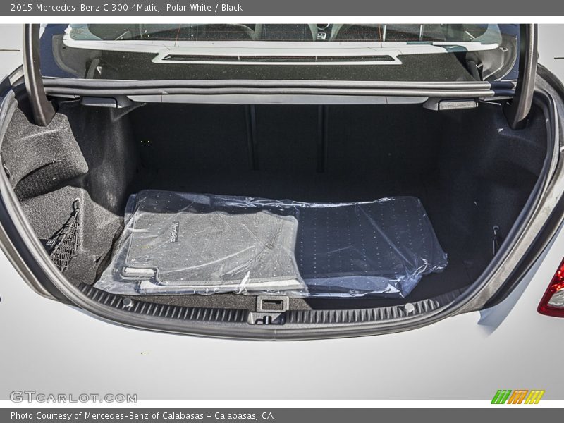 Polar White / Black 2015 Mercedes-Benz C 300 4Matic
