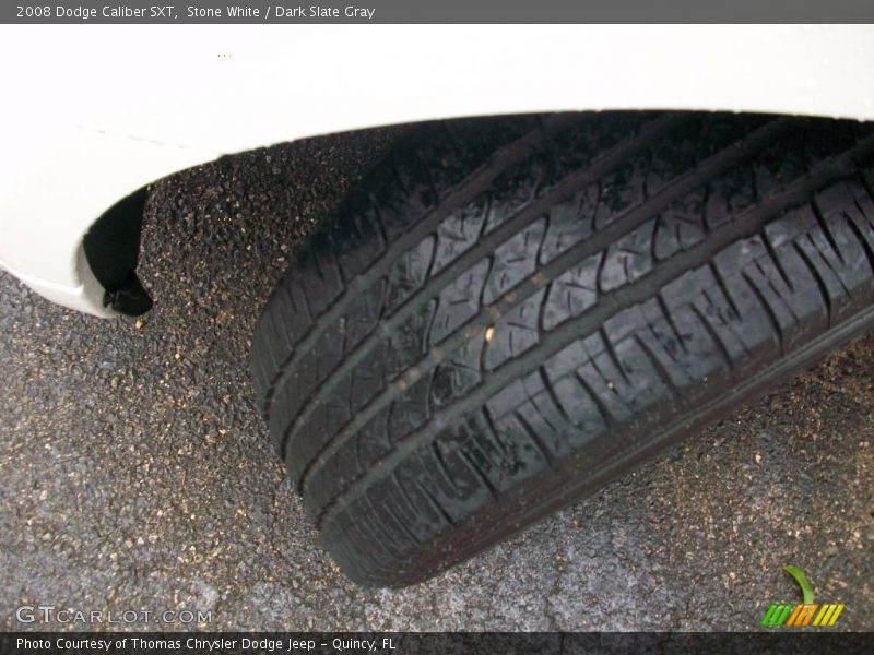 Stone White / Dark Slate Gray 2008 Dodge Caliber SXT