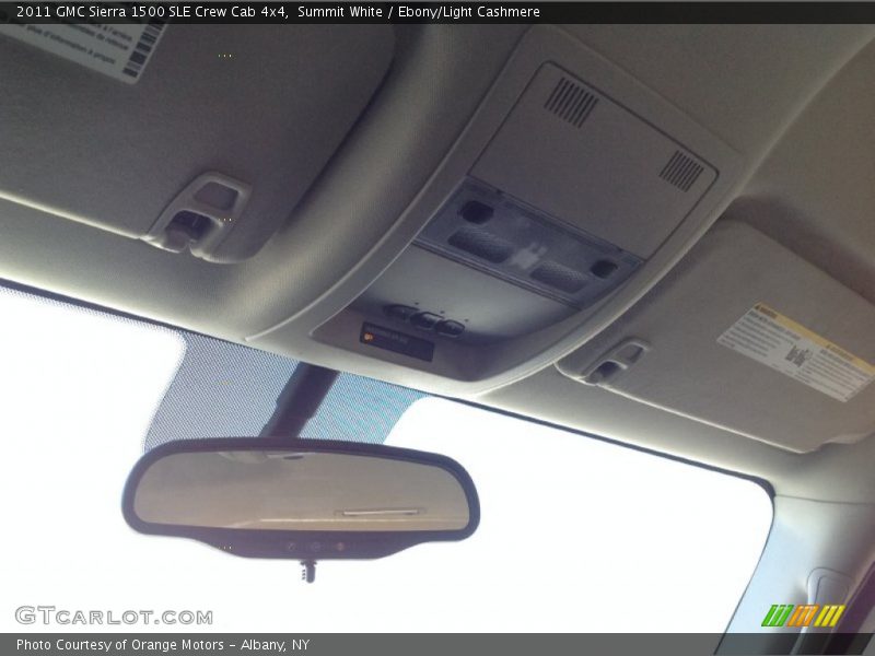 Summit White / Ebony/Light Cashmere 2011 GMC Sierra 1500 SLE Crew Cab 4x4