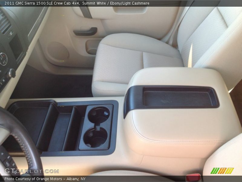 Summit White / Ebony/Light Cashmere 2011 GMC Sierra 1500 SLE Crew Cab 4x4