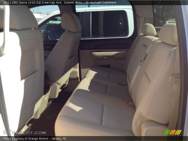 Summit White / Ebony/Light Cashmere 2011 GMC Sierra 1500 SLE Crew Cab 4x4