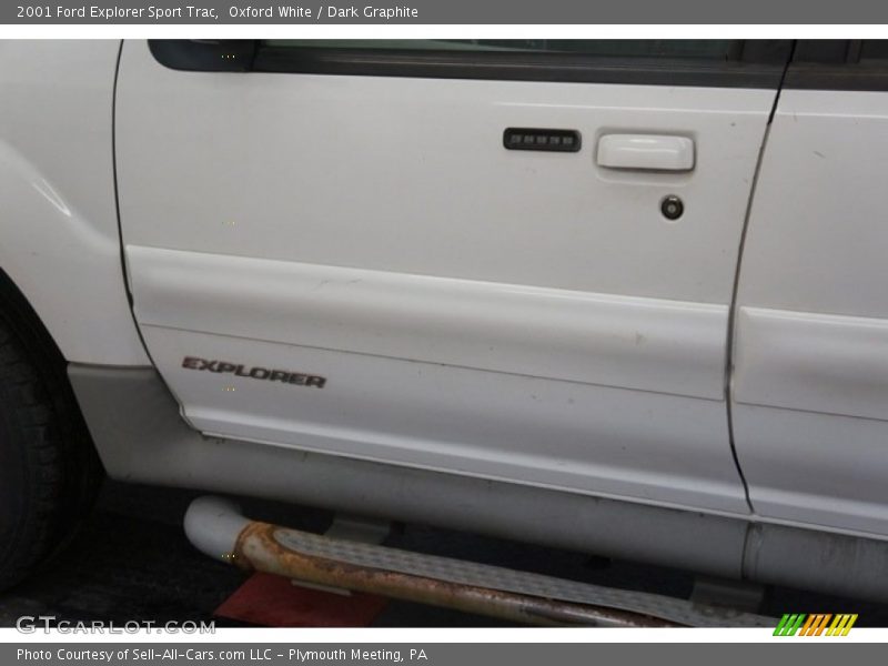 Oxford White / Dark Graphite 2001 Ford Explorer Sport Trac