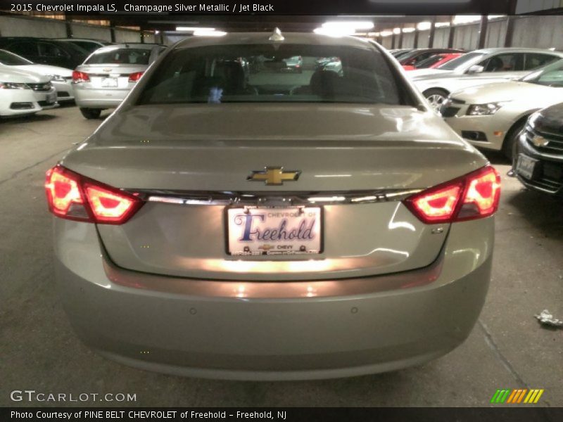 Champagne Silver Metallic / Jet Black 2015 Chevrolet Impala LS