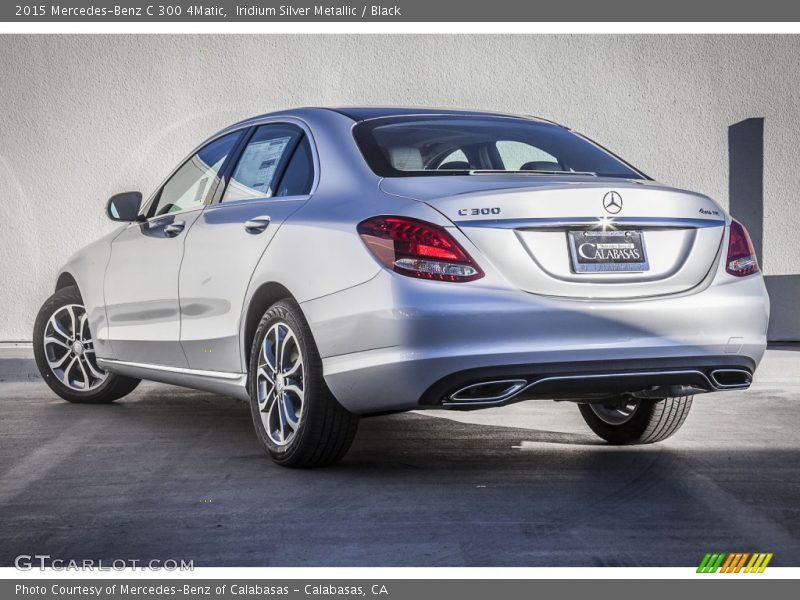 Iridium Silver Metallic / Black 2015 Mercedes-Benz C 300 4Matic