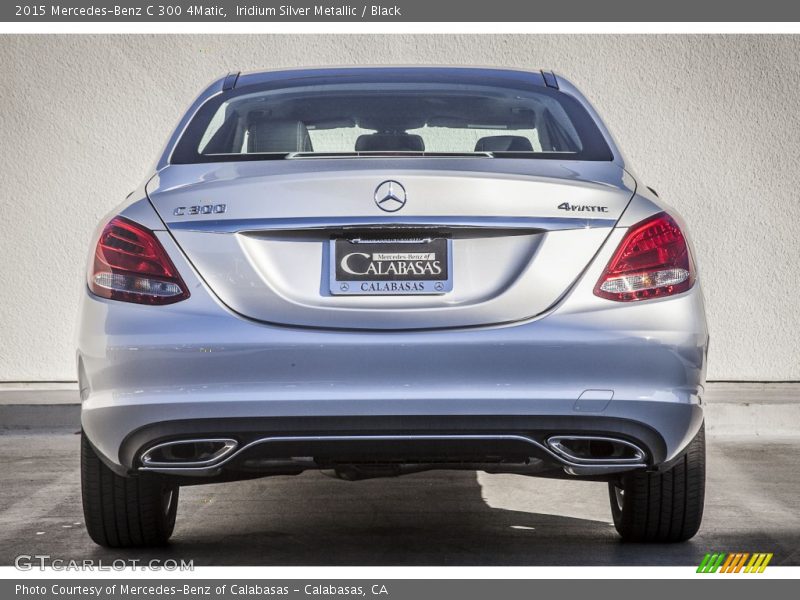 Iridium Silver Metallic / Black 2015 Mercedes-Benz C 300 4Matic