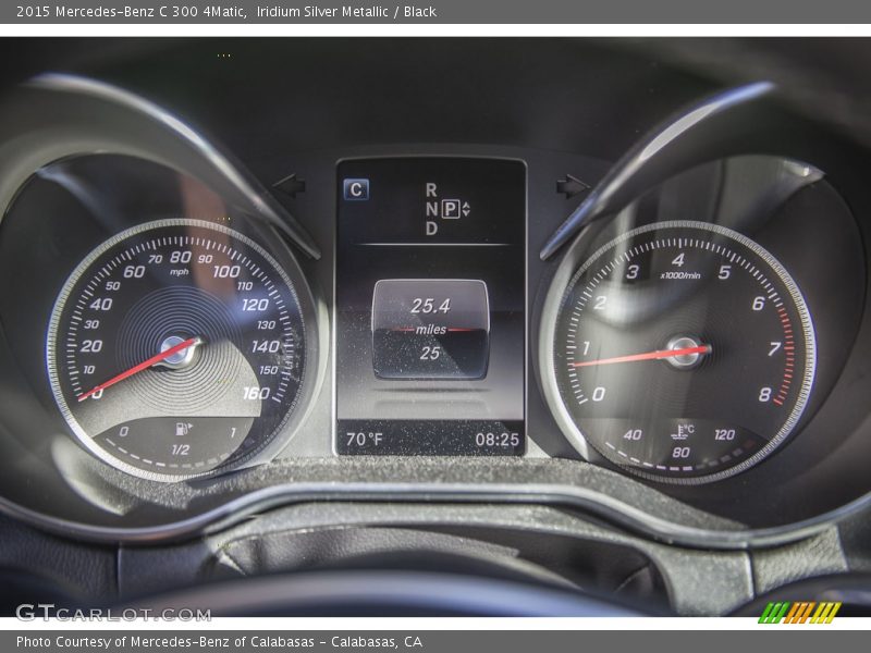 Iridium Silver Metallic / Black 2015 Mercedes-Benz C 300 4Matic