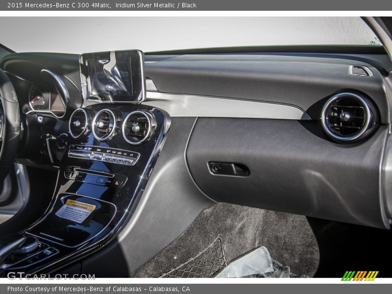 Iridium Silver Metallic / Black 2015 Mercedes-Benz C 300 4Matic
