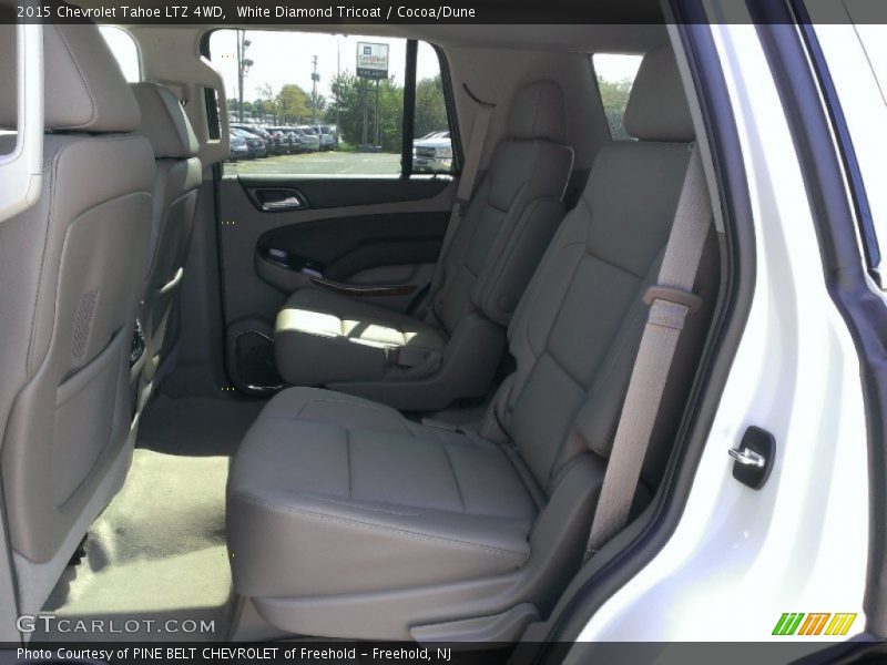 White Diamond Tricoat / Cocoa/Dune 2015 Chevrolet Tahoe LTZ 4WD