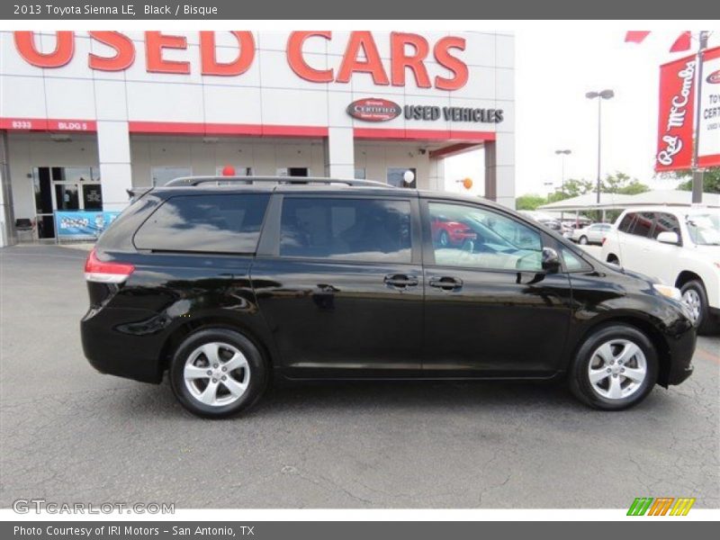 Black / Bisque 2013 Toyota Sienna LE