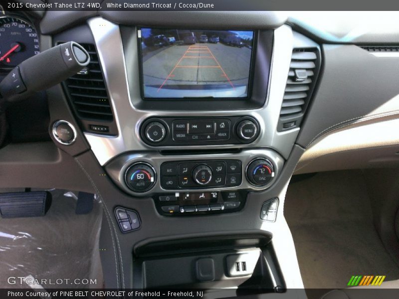 White Diamond Tricoat / Cocoa/Dune 2015 Chevrolet Tahoe LTZ 4WD