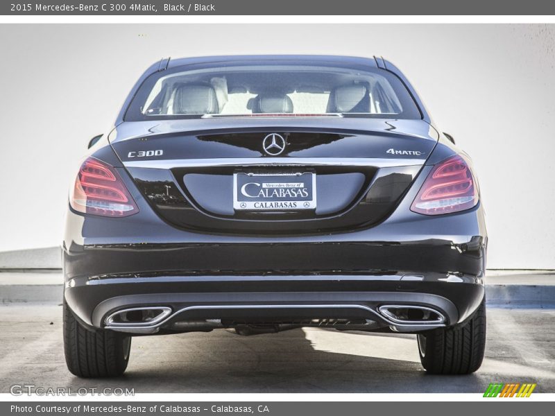 Black / Black 2015 Mercedes-Benz C 300 4Matic