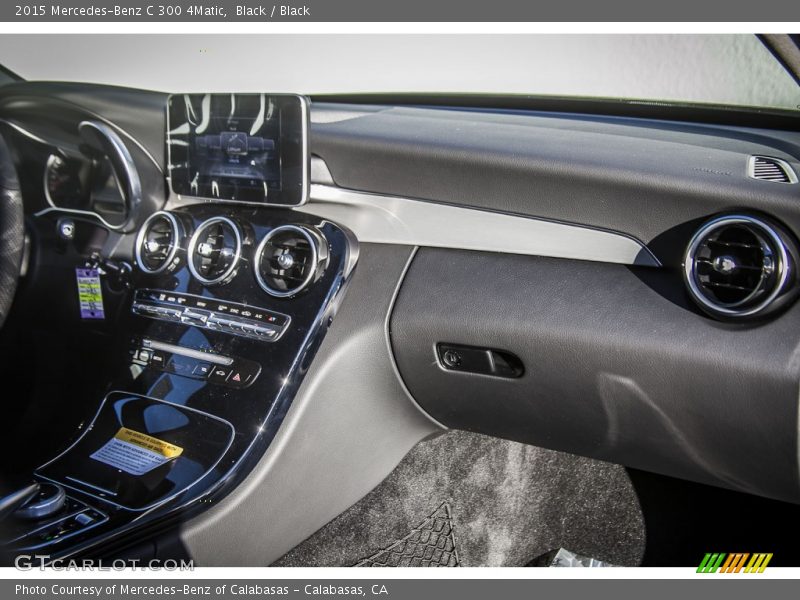 Black / Black 2015 Mercedes-Benz C 300 4Matic